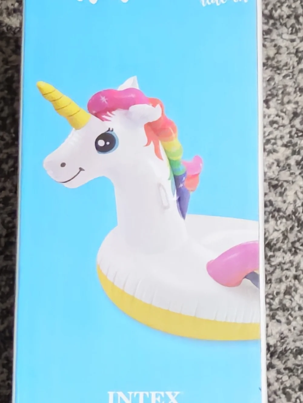Brand NEW Enchanted Unicorn Ride-On Pool Float - White & Pink